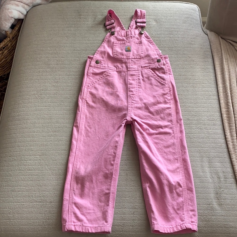 3T Pink Carhartt Overalls